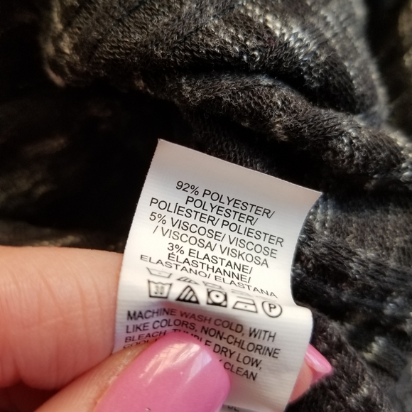 Rag & Bone Cold Shoulder 3/4 Sleeve Charcoal Top - Picture 6 of 6